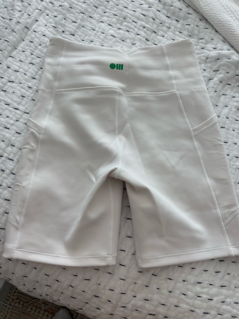 Solid and Striped Biker Shorts